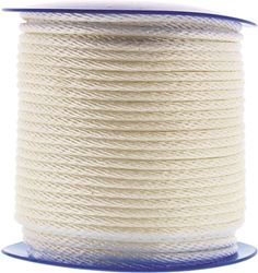 Picture of SeaSense 50014050 Diamond Braid Nylon Rope 1/4" x 200' White Bulk Spool
