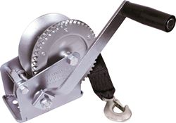 Picture of SeaSense 50017804 Zinc Plated Trailer Winch 1600 lb with Strap