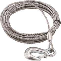 Picture of SeaSense 50018127 Winch Cable with Hook 7/32" x 50'