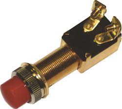 Picture of SeaSense 50031183 Momentary Switch 20 Amp Brass Waterproof
