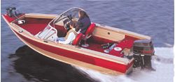 Picture of Carver Covers 72319F10 Styled-to-Fit Boat Cover with Windshield & Trolling Motor