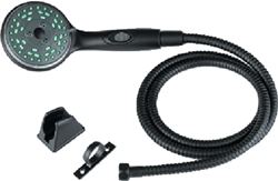 Picture of Dura Faucet DFSA432KMB Premium 4-Function Shower Wand Kit with Hose - Black