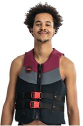 Picture of Jobe Sports 2477220222XL Men's Neoprene Life Vest 2XL Burgundy Red
