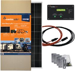 Picture of Samlex SRV20030A 200W Solar Panel Charging Kit with 30A Controller