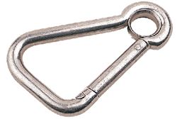 Picture of Sea-Dog Line 1501251 Asymmetrical Snap Hook with Eye Insert - Stainless Steel, 4-3/4"