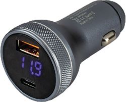 Picture of Sea-Dog Line 4265141 Seadog XXX USB 3.0 & USB-C Power Plug w/Volt Meter