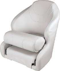 Picture of Wise Seating 3315784 Baja Series Bucket Seat with Flip-Up Bolster, Bright White