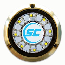 Picture of Shadow-Caster SCR-16-BW-BZ-10 16 LED Underwater Light Bronze Blue White