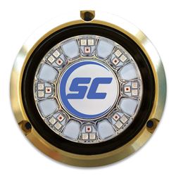 Picture of Shadow-Caster SCR-24-BW-BZ-10 Underwater LED Light 24 LEDs Bronze Blue White