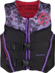 Picture of Full Throttle 142500-105-002-22 Dry Flex-Back Youth Life Jacket Pink