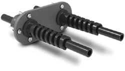 Picture of Seastar Solutions HO7205 Dual Hose Bulkhead Kit with Split Grommet Design