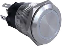 Picture of Sierra AV10030B Push Button Switch Blue Halo