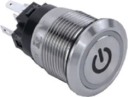 Picture of Sierra AV10060B Push Button P Switch Blue Halo