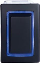 Picture of Sierra RK40620B  Rocker Switch w/Halo LED Light, (ON) - OFF, SPST, Blue