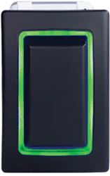 Picture of Sierra RK40690G Rocker Switch with Halo LED Light ON-OFF-ON SPDT Green