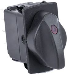 Picture of Sierra RS20020  Contura Rotary Switch, ON - OFF - ON Red Light