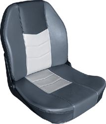 Picture of Wise Seating 33401788 Quantum Series Fold Down Boat Seat Jazz Black Marble Charcoal
