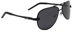 Picture of Yachter's Choice Products 45026 Cayuga Polarized Sunglasses Black Frame Black Lens