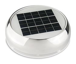 Picture of Marinco N20804S 4" Solar Powered Day/Night Vent Stainless Steel