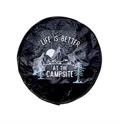 Picture of Camco 53291  Spare Tire Cover, 29", Black / RV Sunrise