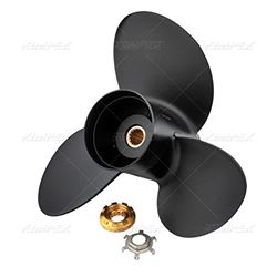 Picture of Solas 3512-158-15 Yamaha Aluminum Propeller 15 Pitch V6