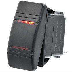 Picture of Whitecap Industries S7065C Illuminated Contura Style Rocker Switch with Safety Cover