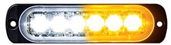 Picture of Buyers 8891902 4.5" LED Strobe Light Amber/Clear 6-LED Surface Mount
