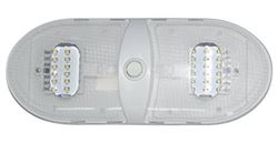 Picture of Valterra DG654301VP Slim Line Double LED Dome Light with 3-Way Switch 12V
