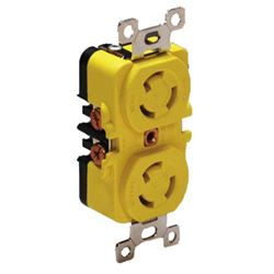 Picture of Marinco 4700CR Marine Electrical Receptacle (15-Amp Locking, 125-Volt, Female)