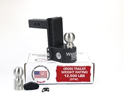 Picture of Weigh Safe SWS6-2 Adjustable Ball Mount 6" Drop Hitch 2" Receiver Built-In Scale