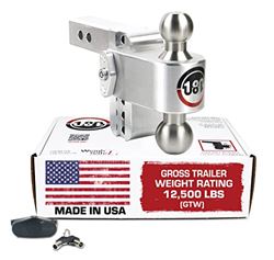 Picture of Weigh Safe LTB4-2 180Â° Turnover Ball Hitch 4 Inch Drop 2 Inch Shank 8K/10K