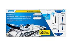 Picture of Camco 41971 Telescoping Pontoon Boat Cover Support Elevates Your Boat Cover To Prevent Pooling Rain Water| Adjusts From 30-50"| Fits Most Boats Up To 33' Long -