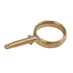 Picture of Sea-Dog Line 5805911 Brass Round Horn Oarlocks 1/2" Shaft 2-1/8" Height