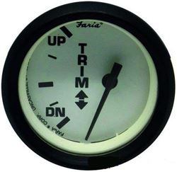 Picture of Faria Instruments 13889 FARIA CHESAPEAKE WHITE SS 2"  TRIM GAUGE F/ HONDA ENGINES