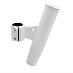 Picture of C.E. Smith 53726 Aluminum Vertical Clamp-On Rod Holder 1-2/3" OD White