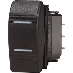 Picture of Blue Sea Systems 8300 BLUE SEA 8300 CONTURA SWITCH DPDT BLACK ON-ON