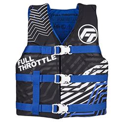 Picture of Full Throttle 112200-500-002-22 Youth Nylon Life Jacket Blue/Black