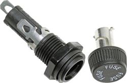 Picture of Blue Sea Systems 5021BSS 3AG Waterproof Fuse Holder Panel Mount 20A