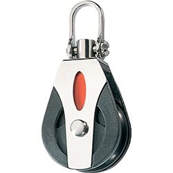 Picture of Ronstan RF30100 RONSTAN SERIES 30 UTILITY BB BLOCK- SINGLE - SWIVEL SHACKLE