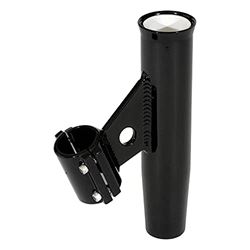 Picture of Lee's Tackle RA5001BK Clamp-On Rod Holder Black Aluminum Vertical Mount 1.050" Pipe