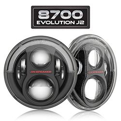 Picture of J.W. Speakers 8200461 Ring Kit For Fitment Of 7" Round J.w. Speaker Led Headlights In 2017 Jeeps With Factory Leds