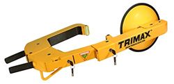 Picture of Trimax TWL400 Ultra-Max Adjustable Wheel Lock with Padlock Yellow