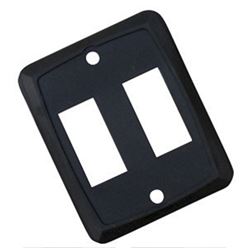 Picture of Valterra DG215VP Black Double Switch Face Plate