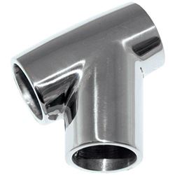 Picture of Whitecap Industries 6193C 1" OD 60 Degree Stainless Steel Universal Tee Rail Fitting