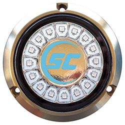 Picture of Shadow-Caster SCR-16-BB-BZ-10 16 LED Underwater Light Bimini Blue Bronze