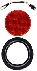 Picture of Peterson Fluid V826KR7 4" LED Stop Tail Turn Light Round Red