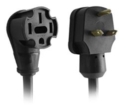 Picture of AP 1600554 RV Power Adapter 30 Amp Male to 50 Amp Female 18 Inch