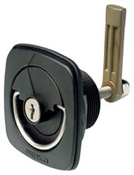Picture of Perko 1081DP3BLK Flush Lock and Latch with Straight Cam Bar