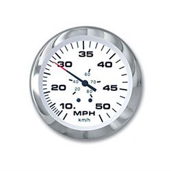 Picture of Sierra 61752P Lido Pitot Type 10 To 50 Mph Dial Range Scratch Resistant Speedometer Kit, 3"