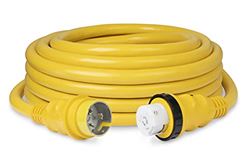 Picture of Marinco 6152SPP 50 Amp 125/250V Shore Power Cable 50 Foot Yellow